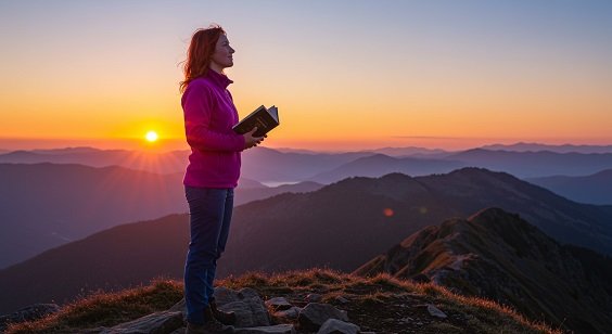 Reflexão sobre o propósito da vida em um momento de contemplação na natureza - livros sobre propósito de vida